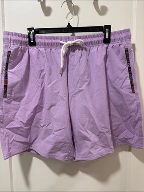 Jmierr Men's Lilac Drawstring Shorts - Size 40